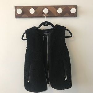 Madewell Faux Shearling Vest
